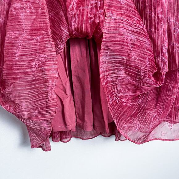 Chasing Fireflies Rose Crinkle Dress Girls 8 Party Holiday Fairy - Picture 8 of 13